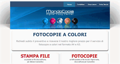 Desktop Screenshot of fotocopiecolori.it