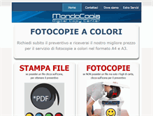 Tablet Screenshot of fotocopiecolori.it